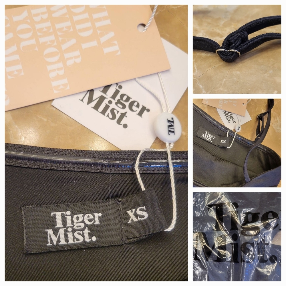 Tiger Mist Lazarus Black Asymmetrical Top, XS - Picture 16 of 16